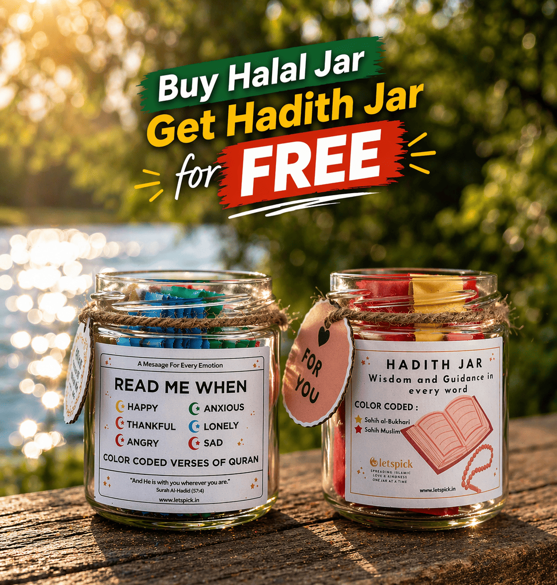 The Halal Jar Of Emotions | PREMIUM (Buy1Get1 FREE)